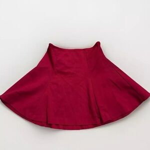 Gap Skate Skirt S Small Dark Red Swing Women Holidays Preppy Stretch Academia